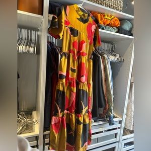 Anthropologie maxi dress